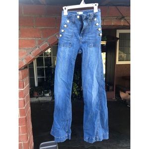 SOLS H&M Sz 2 High waist bell bottoms